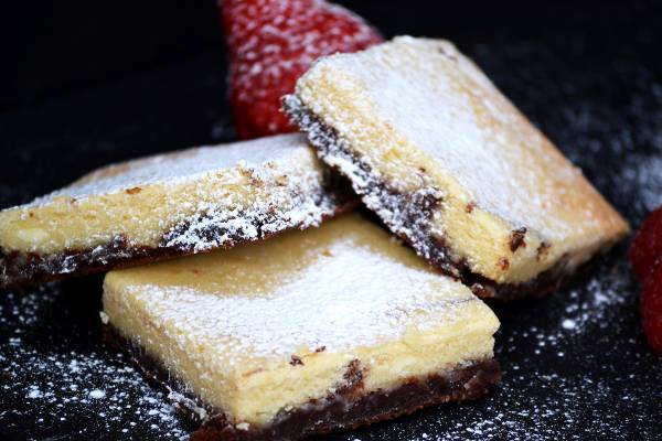 Brownie De Chocolate Negro y Queso